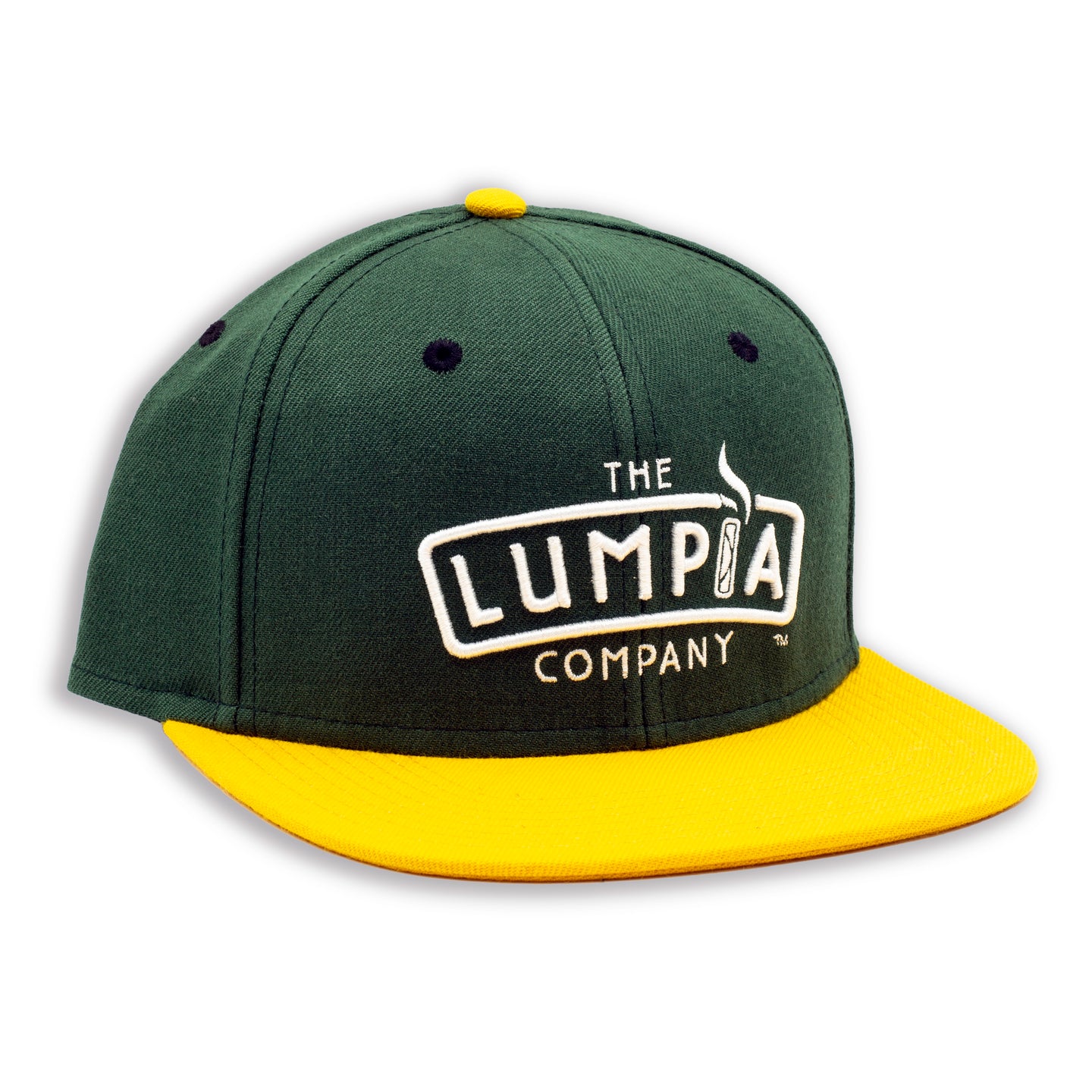 The Lumpia Company Green + Gold Snapback