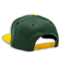 Load image into Gallery viewer, The Lumpia Company Green + Gold Snapback
