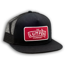 Load image into Gallery viewer, The Lumpia Company Black Trucker Hat
