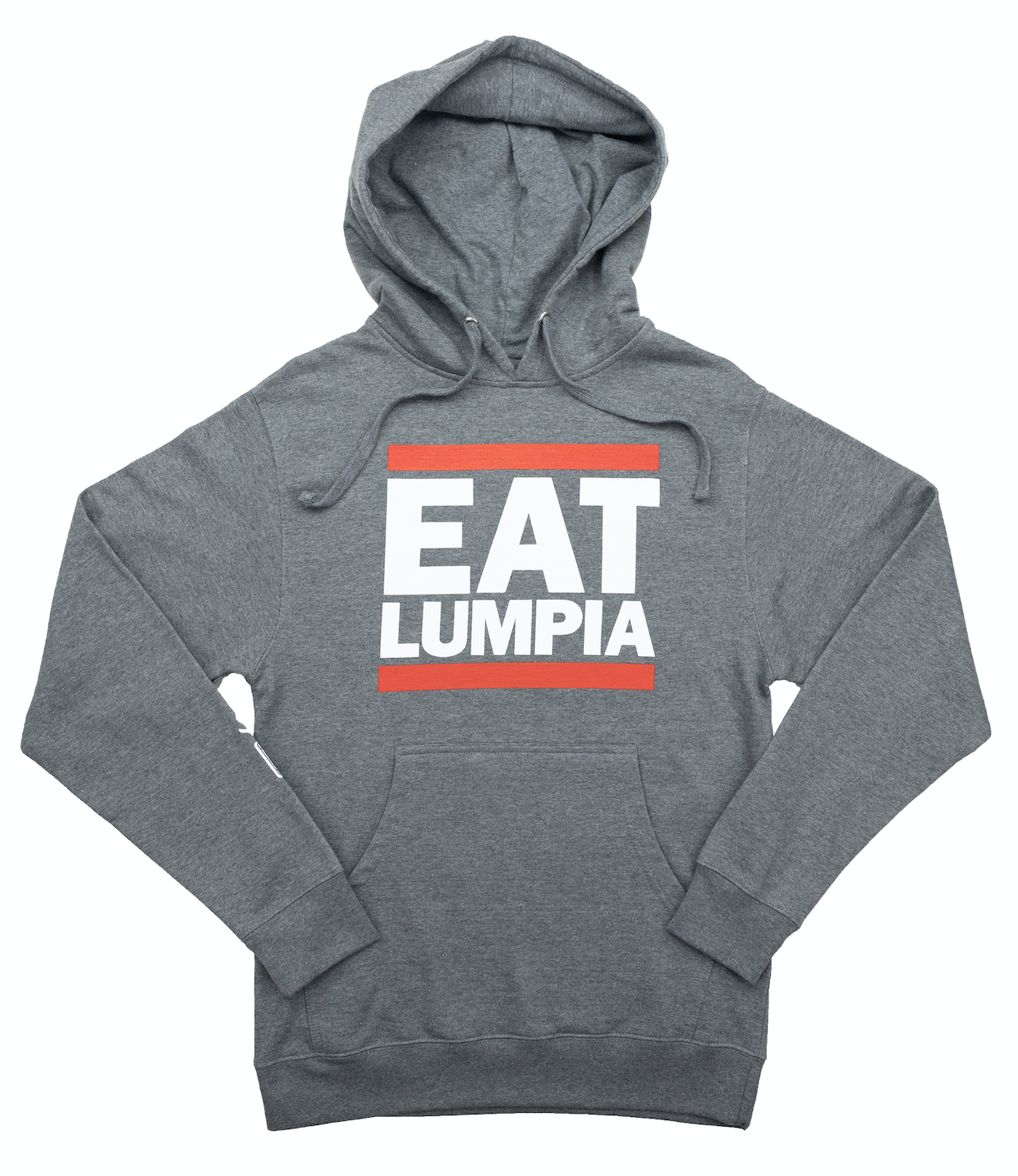 Eat Lumpia Pullover Hoodie (Gray)