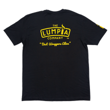 Load image into Gallery viewer, Eat Lumpia T-Shirt Warriors Inspired (Black x Gold x Blue)
